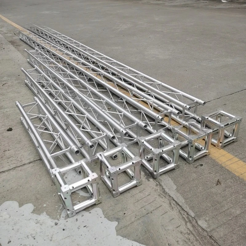

Wedding Mini Silver 100x100mm K14 DJ Stage Lighting Duty Square Spigot Aluminum Truss