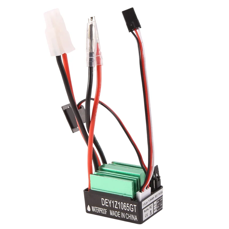 Controlador de velocidad eléctrico cepillado Pro 65A ESC resistente al agua con enchufe Tamiya para coche Traxxas Trx4 Axial SCX10 HSP RC4WD HPI RC