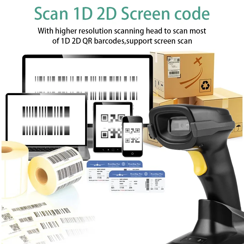 Imagem -02 - Tela Digital para Logistci Pagamento e Loja de Varejo 2d Scanner Leia 1d Código no Produto