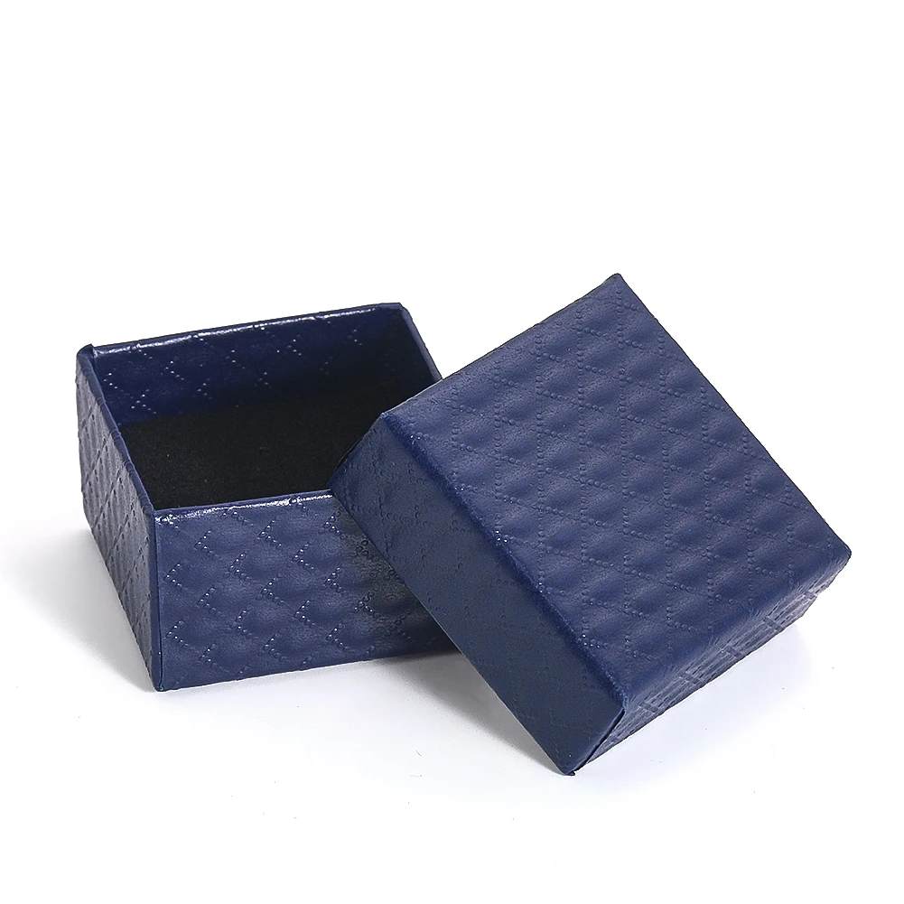 Portable Square Jewelry Organizer Storage Box Necklace Earrings Ring Display Gift Boxes Paper Jewellry Packaging Container