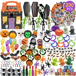 Halloween Decorations for Home Horror Skeleton Bat Pumpkin Stickers Party Favors Pinata Filler Bulk Toys for Kids Halloween Gift