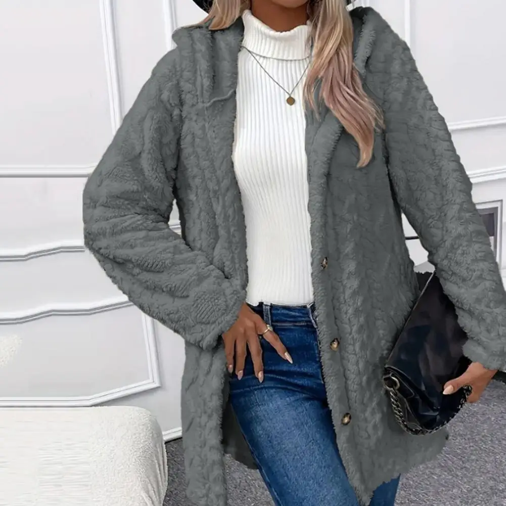 

Плюшевая куртка, стильная женская куртка-кардиган с капюшоном на осень-весну, повседневная спортивная верхняя одежда с длинными рукавами, однобортная