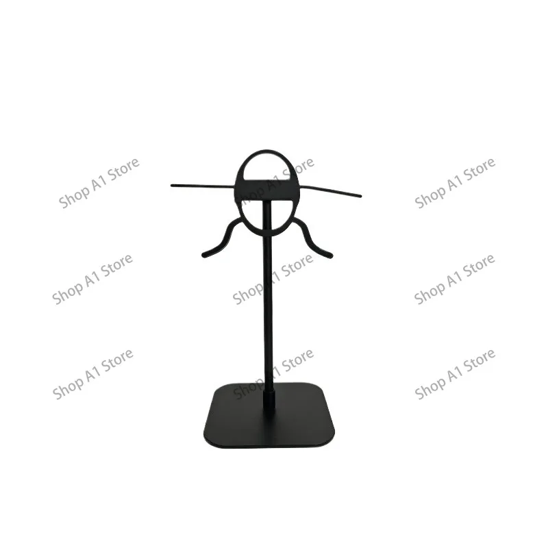 Wrought Iron Stone Display Stand, No Groove Required, Creative Holder for Strange Stone, Ornament Base