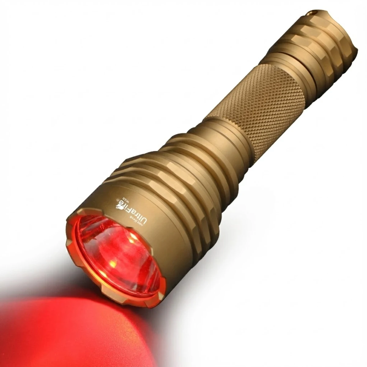 UltraFire W-C8 Red Light Hunting Flashlight 620nm Single Mode Rechargeable Night Vision Tactical Torch for Coyote Predator