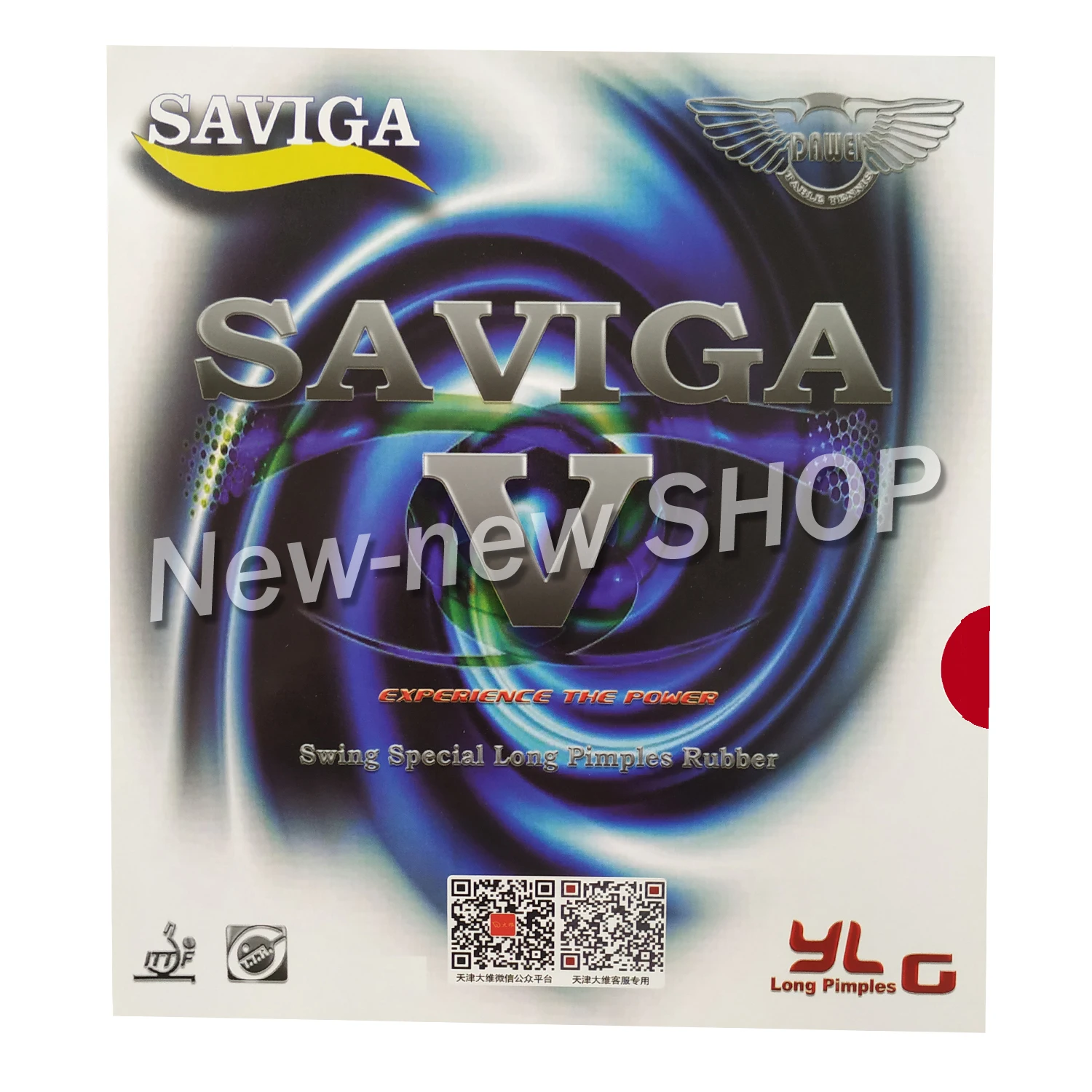 

SAVIGA V Curing version special for the game Long Pips-Out Table Tennis Rubber without Sponge