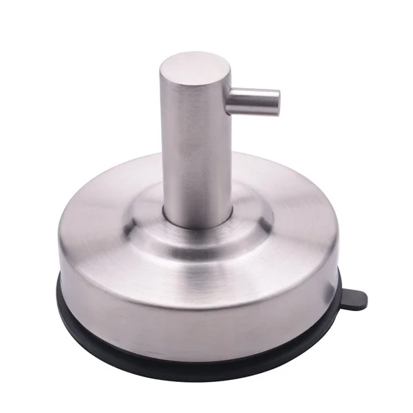 

Discount Waterproof Strong Vacuum Suction Cup Hanger Stainless Steel Wall Hook Bathroom Silver