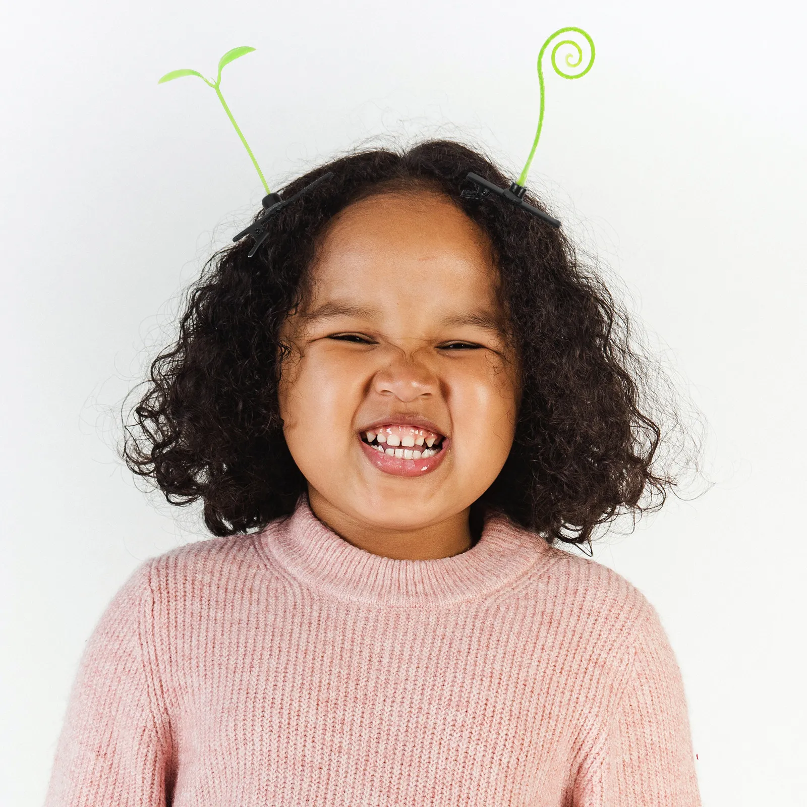 

40Pcs Plant Hair Clips Sprout Barrettes Curly Grass Hair Accessories for Teens Girls Leaf Hairpins Adorable Fashion