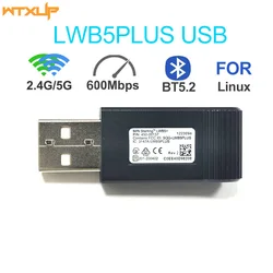 LWB5PLUS USB Adapter bluetooth 5.2 WiFI 5 USB Dongle LWB5+ USB2.0 802.11AC For Linux chipset CYW4373E wifi receiver