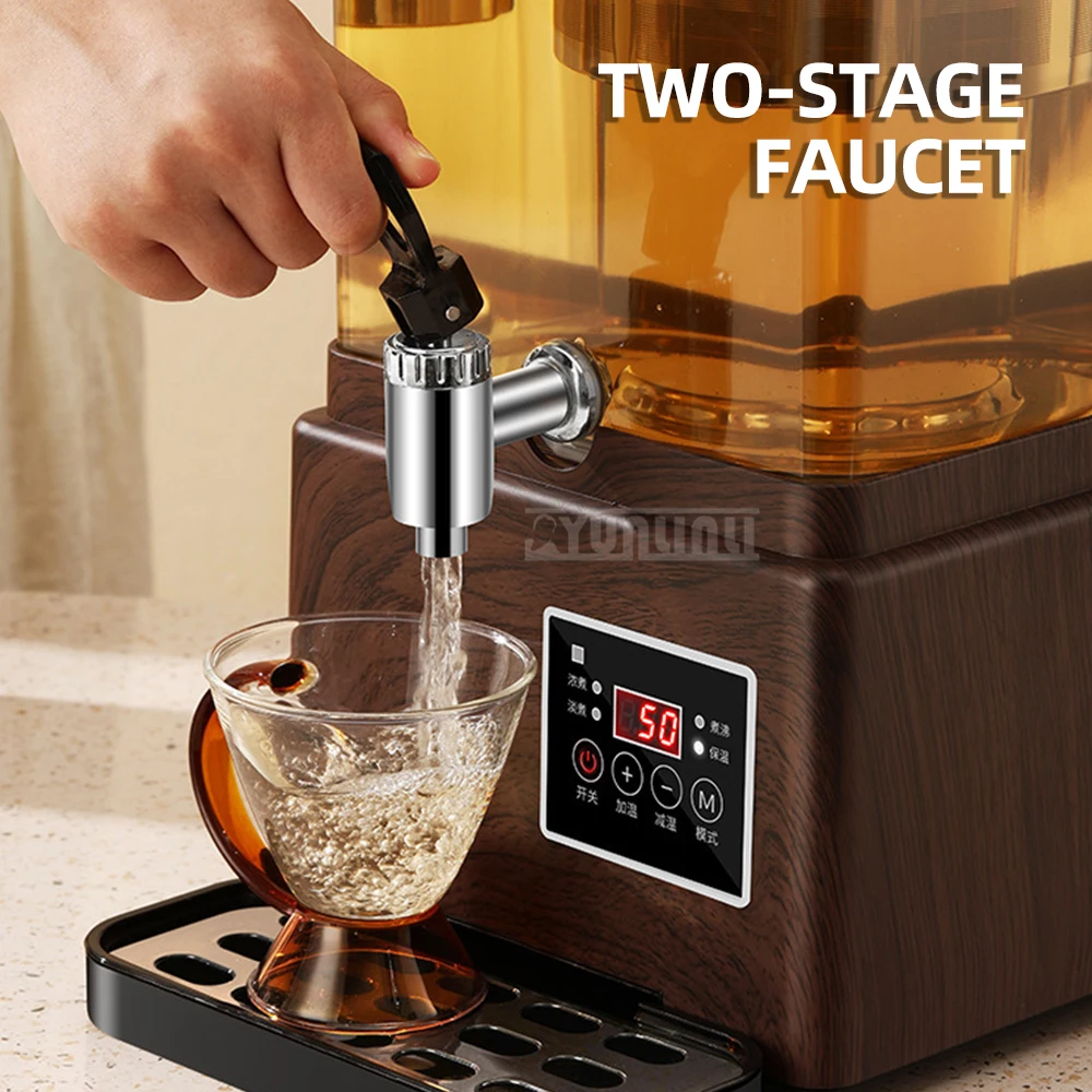 Водяной котел 12л Ведро для воды Коммерческий котел для кофе и чая Интеллектуальное цифровое управление