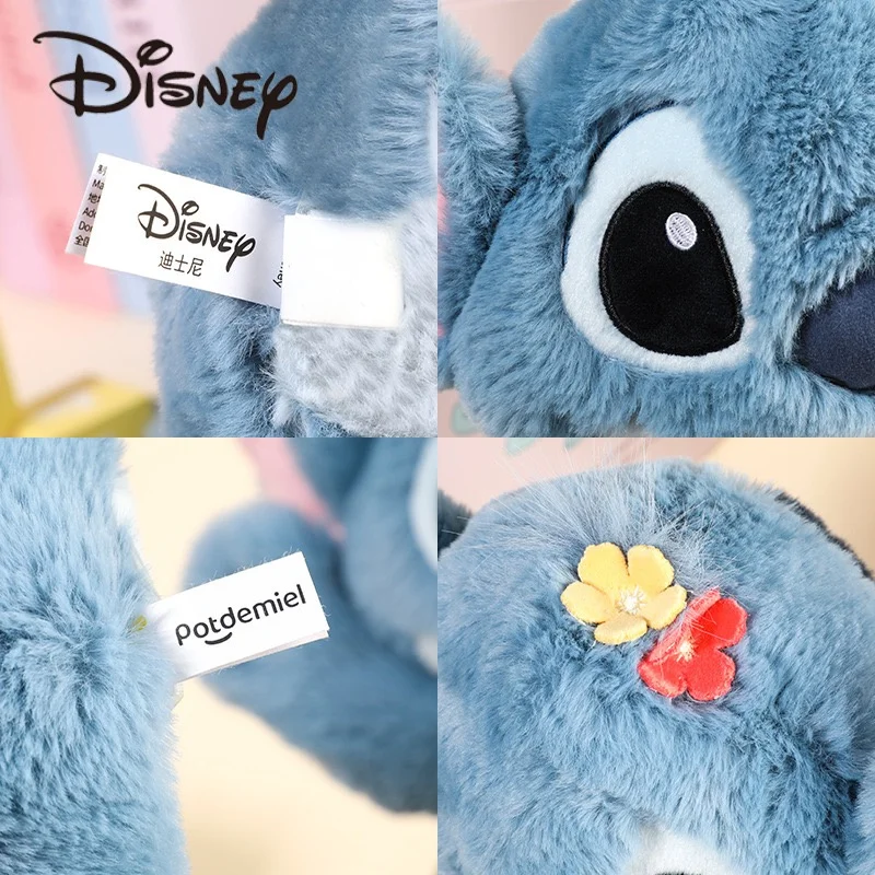 Juguete de peluche de Stitch de Disney, muñeco de relleno suave, regalo bonito súper suave para niños, decoración del hogar, almohada, mochila, colgante, regalo de cumpleaños para niña