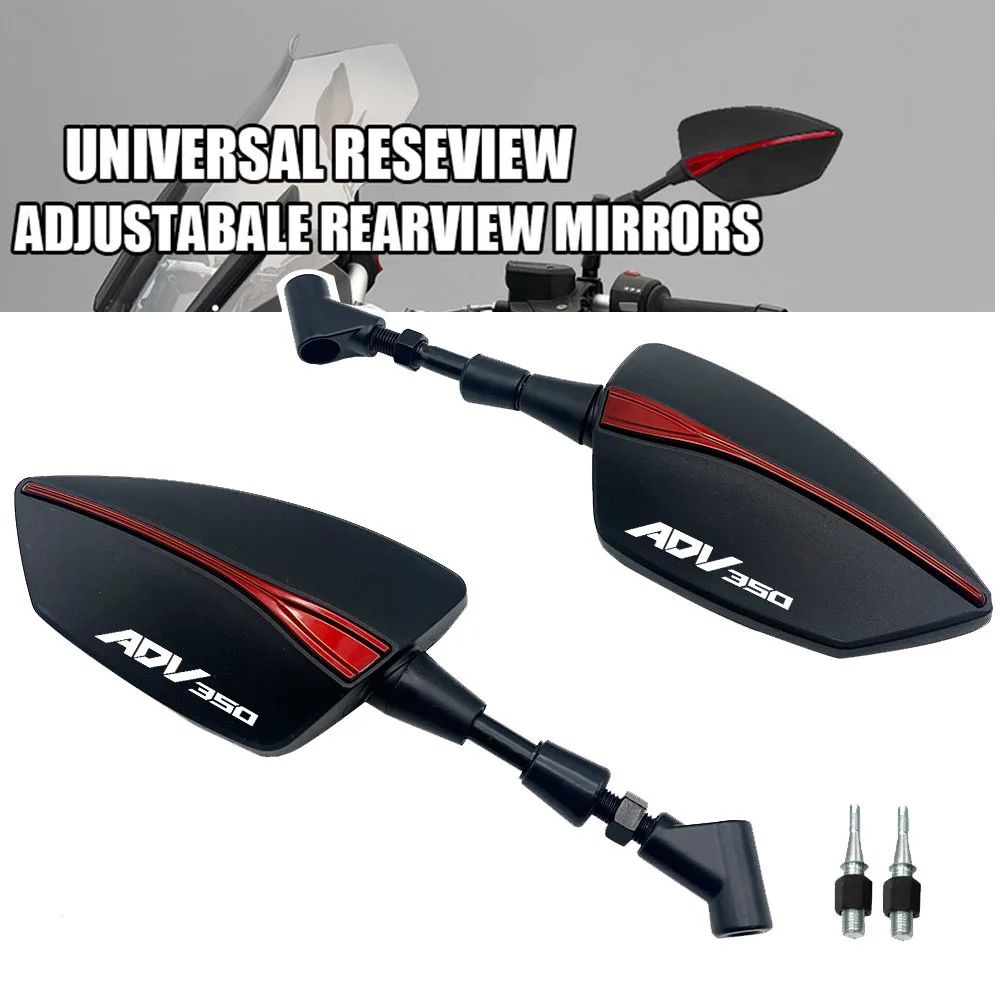 

ADV350 Motorcycle Adjustabale Side Rearview Mirrors Universal Rearview For Honda ADV350 ADV 350 2021 2022 2023