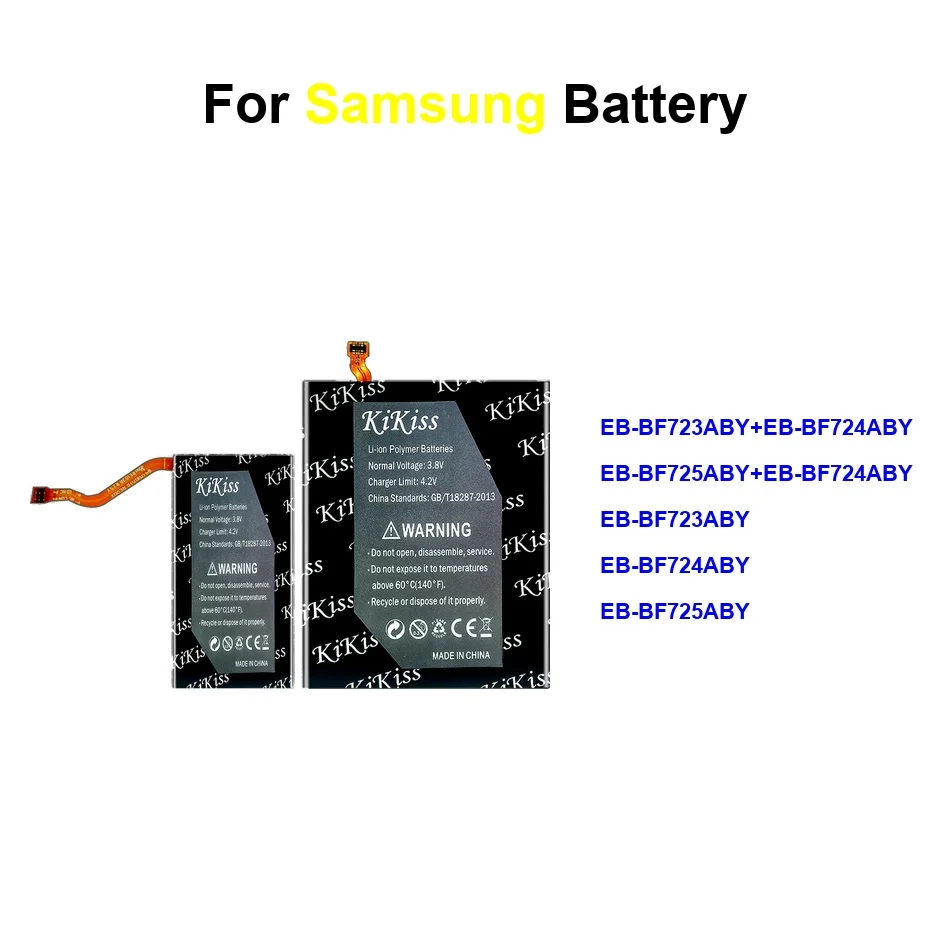 

Аккумулятор EB-BF725ABY+EB-BF724ABY EB-BF723ABY+EB-BF724ABY EB-BF724ABY для Samsung Galaxy Z Flip 4 F723 F724 SM-F7210 5G