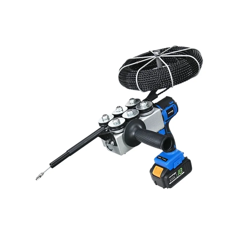 

Машина для вытягивания проволоки с литиевой батареей, полностью автоматический электрик, универсальный съемник стальных проводов, электрический съемник проводов