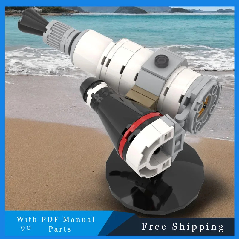 

90 PCS Creative Bricks Small White Space Station Model Building Blocks Children Assembly Toys Christmas Gift Educational Playset