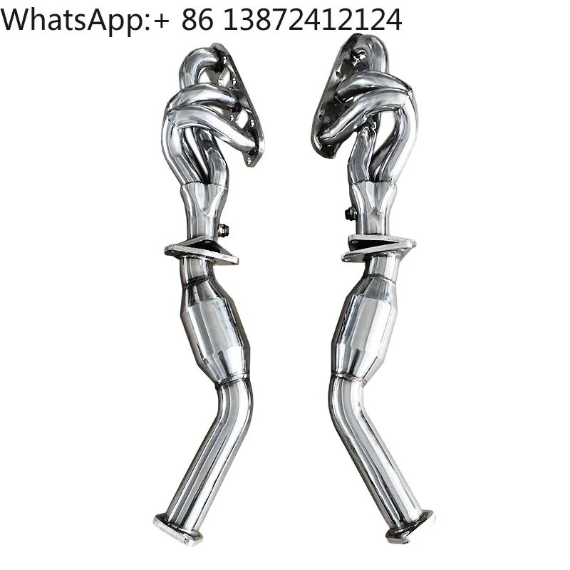 

Exhaust Header Downpipe Test Pipe With Resonated Fit for Nissan G37 370Z 09-17