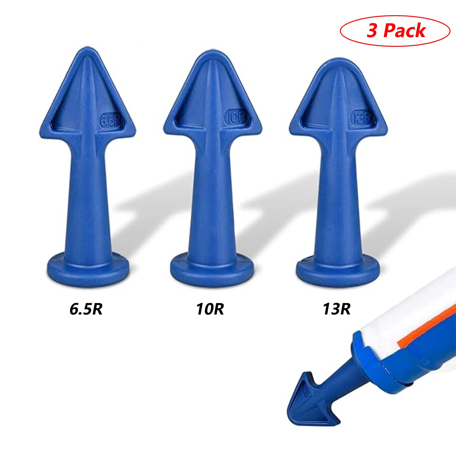 3 stücke Multi-funktionale Silikon Dichtstoff Düse Schaber Boden Abdichten Werkzeuge Silikon Dichtstoff Düsen Kit Heimwerker Set A