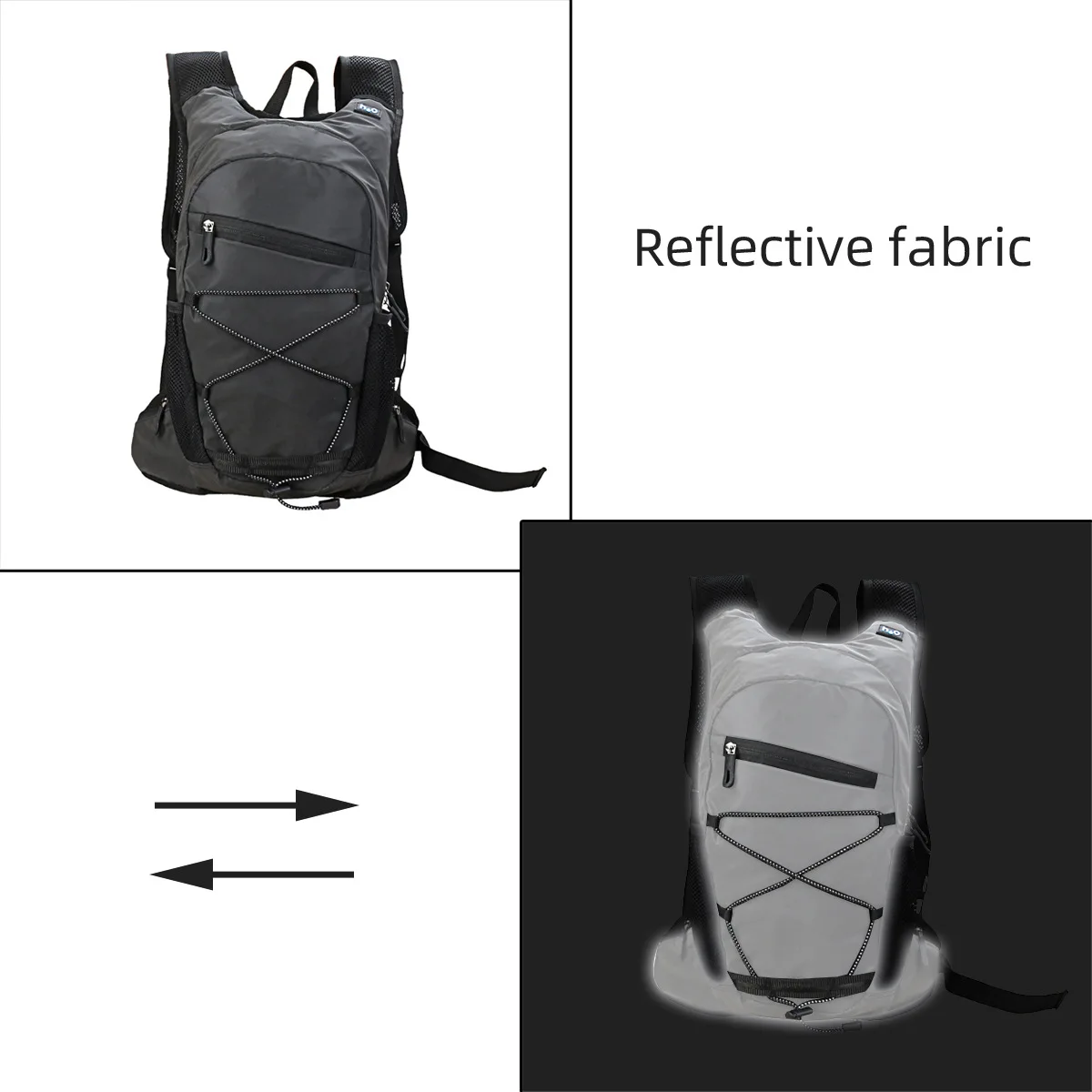 Reflective riding backpack self outdoor hikinglarge capacity sports motorcycle cross-country running backp