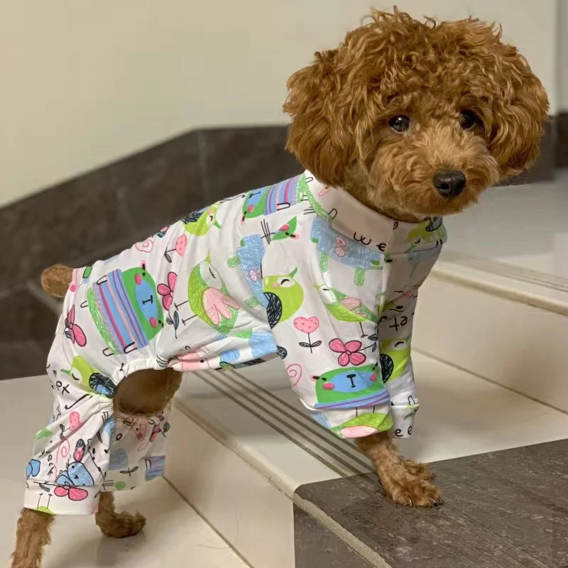 Sweet Pet Dog Jumpsuit Pajama for Small Dogs Shih Tzu Yorkshire Terrier Pajamas Overalls Puppy Cat Clothes Clothing pyjama chien