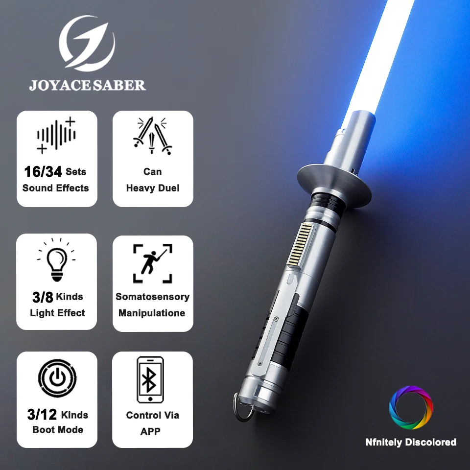بكسل Lightsaber بمقبض معدني ، جيدي إزرا ، صابر بريدجر خفيف ، سيف ليزر Neopixel ، مبارزة مضيئة ، ألعاب تأثيري ، Xenopixel