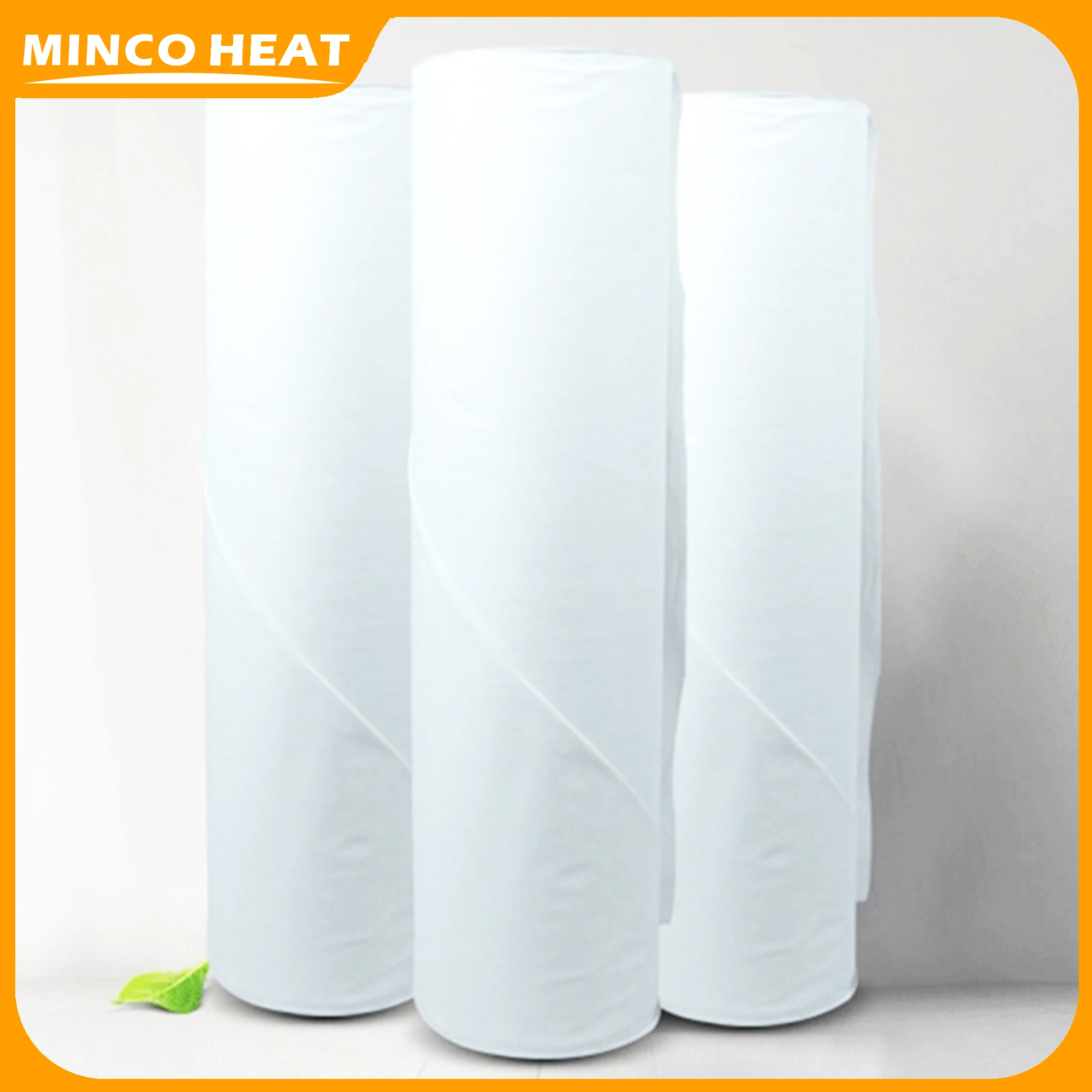 Minco Heat 1m X 10m Non-woven Fabric Underfloor Heating Film Warm Mat Accessories for Infrared Heating Film Moisture-Proof Prote