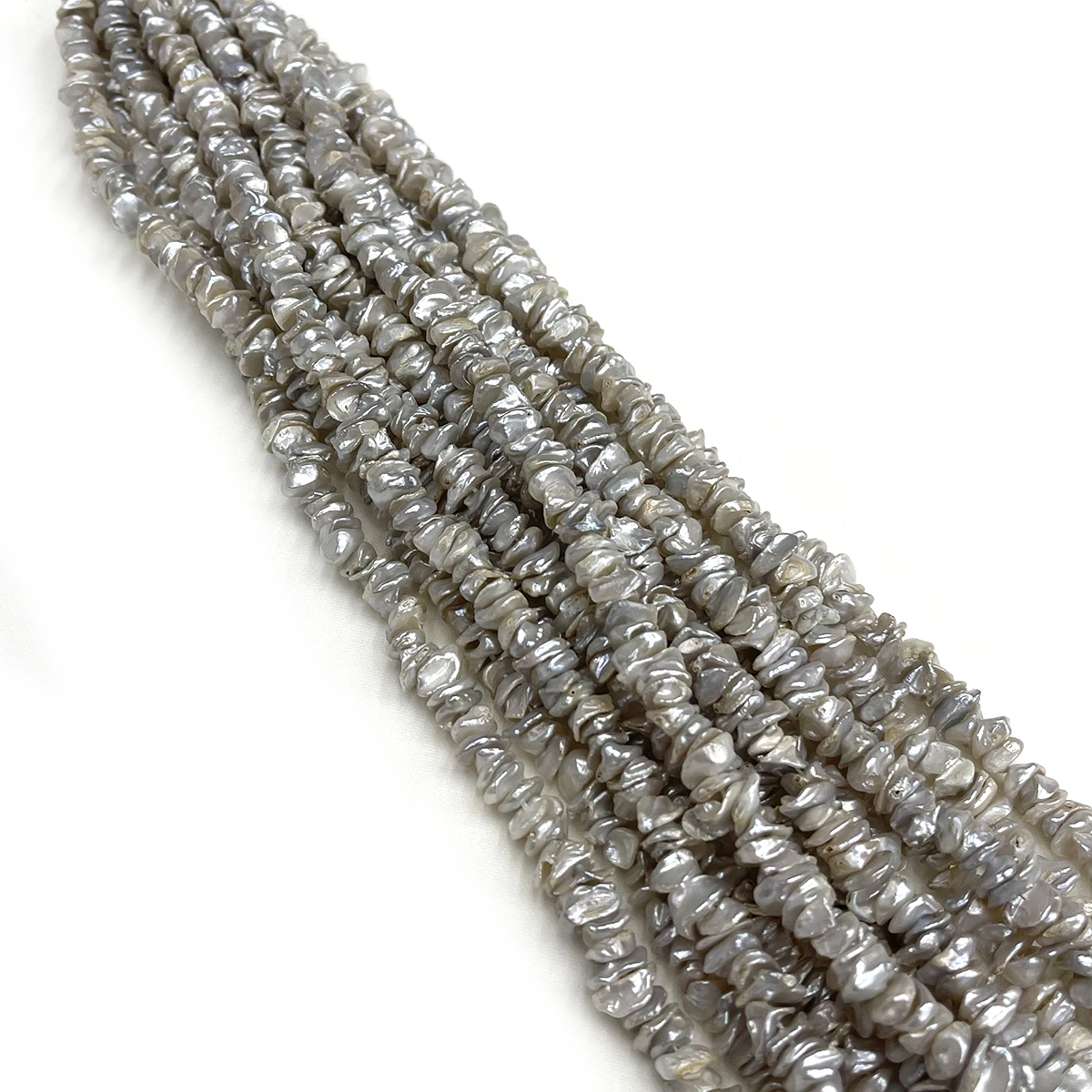 8–9mm Baroque Spacer Beads Natural Freshwater Pearls Semi-finished Through-Hole Beads for Jewelry Making DIY Necklaces Bracelets