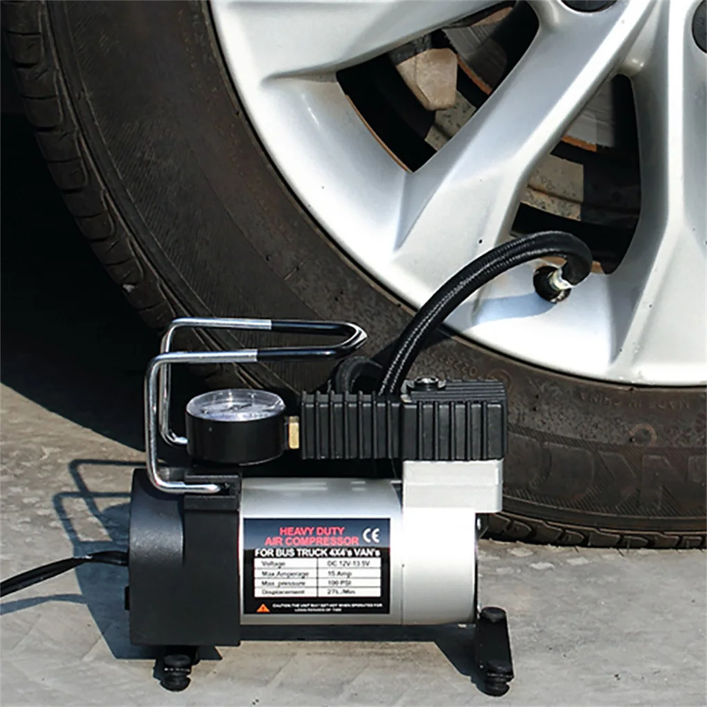 Tire Inflator Air Pump Inflating Tool Electric Pumps Plastics Fine Workmanship 12V Multipurpose Compressor Car Supplies