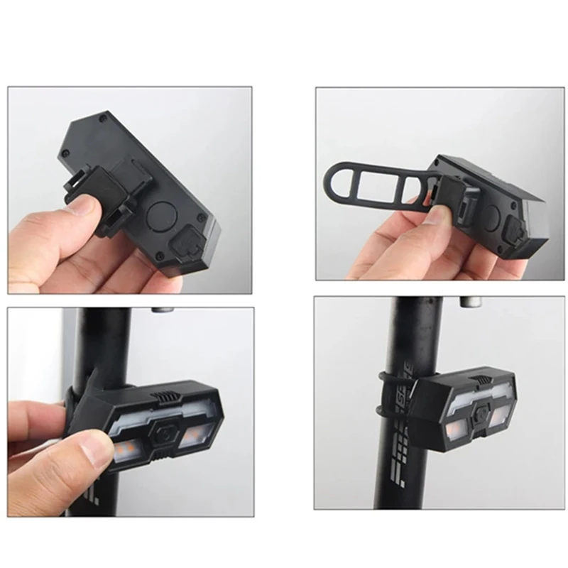 Fahrrad Drahtlose Fernbedienung Blinker Smart Fahrrad LED Rücklicht Langlebig Einfache Installation