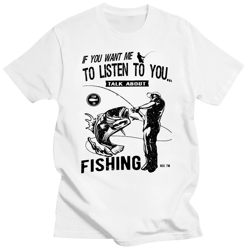 Fisher Humour Men`s T Shirt Talk About Fisher Carp Angling Gift Cotton Low Price Top Tee For Teen Girls