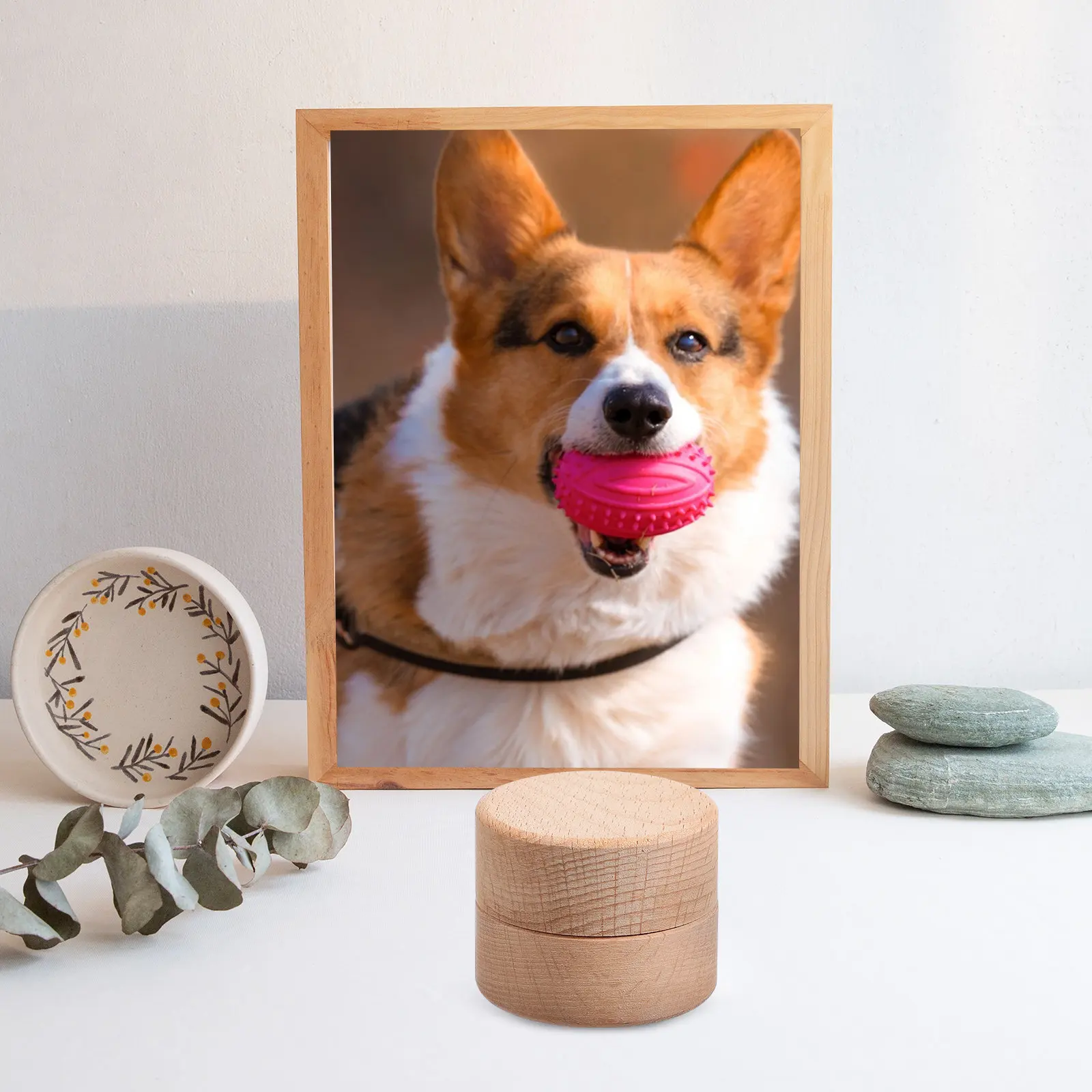 

1Set Beech Wood Ring Box Round Mini Wedding Jewelry Holder Clear Lid Small Ring Organizer Storage Case Earring Holder