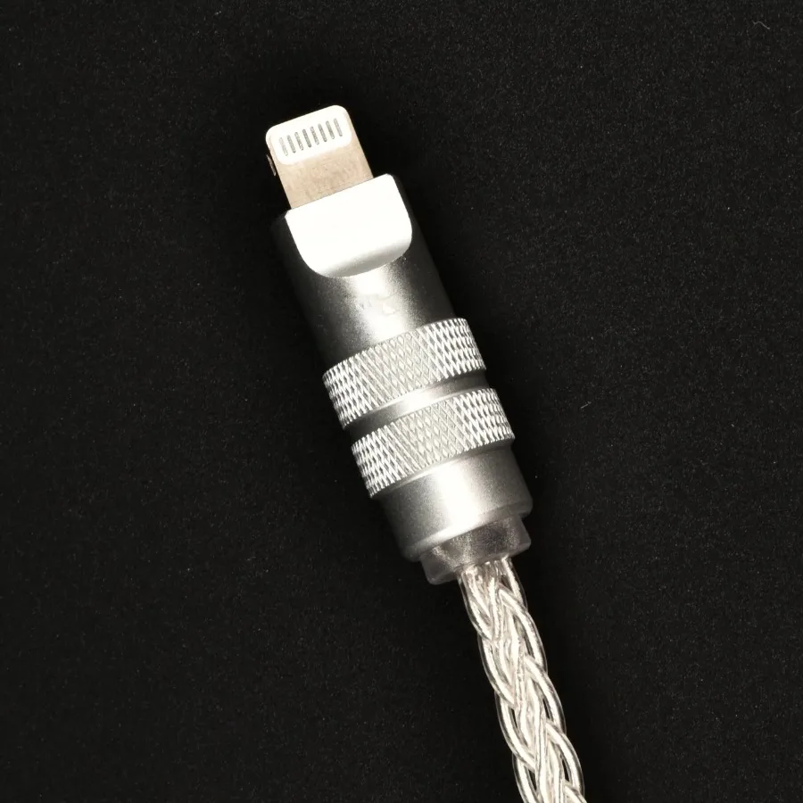 Top HiFi MFi błyskawica do 2.5/3.5/4.4mm oryginalny C100 DAC dla iPhone Aux dekodowanie zestaw słuchawkowy Audio Adapter Splitter Mic połączenie głosowe