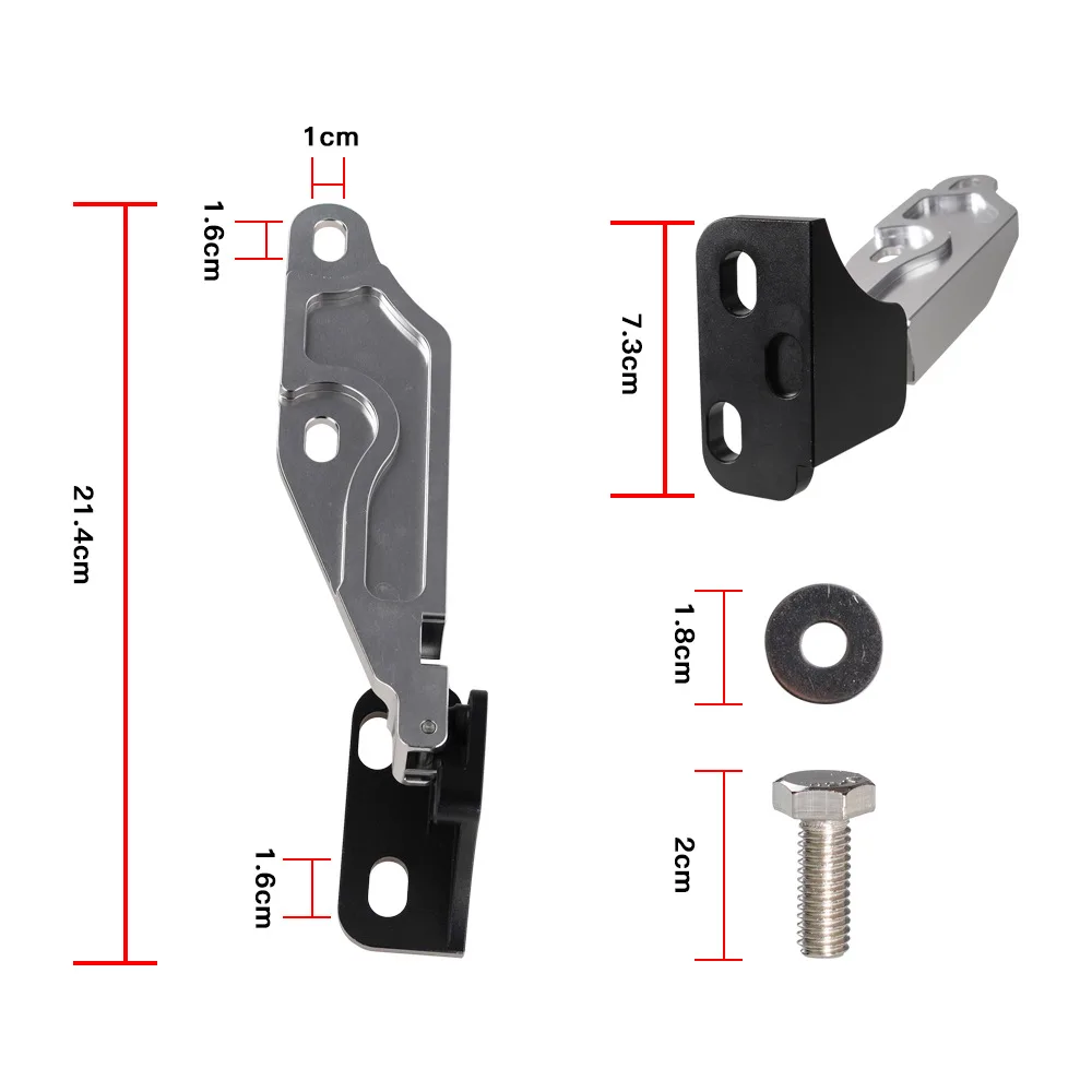 Billet Quick Release Hood Hinge Latch for Honda Acura 96-00 Civic Type R DC2 EK