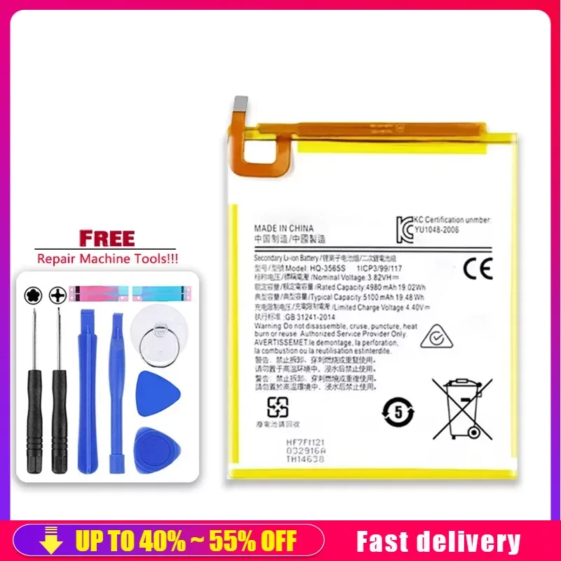 

4900mAh Battery t220 For Samsung Galaxy Tab A7 Lite 8.7 2021 HQ-3565N HQ-3565S SM-T225N SM-T225C SM-T220 SM-T225 Volts 3.85