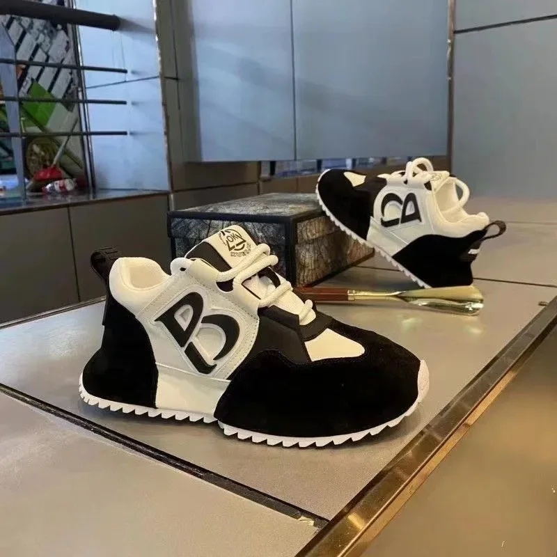 

LiveDay Men's Trendy Chunky Sneakers with Thick Bottom Non-Slip Comfortable Casual Low Board Gang Footwear for Trendsetters