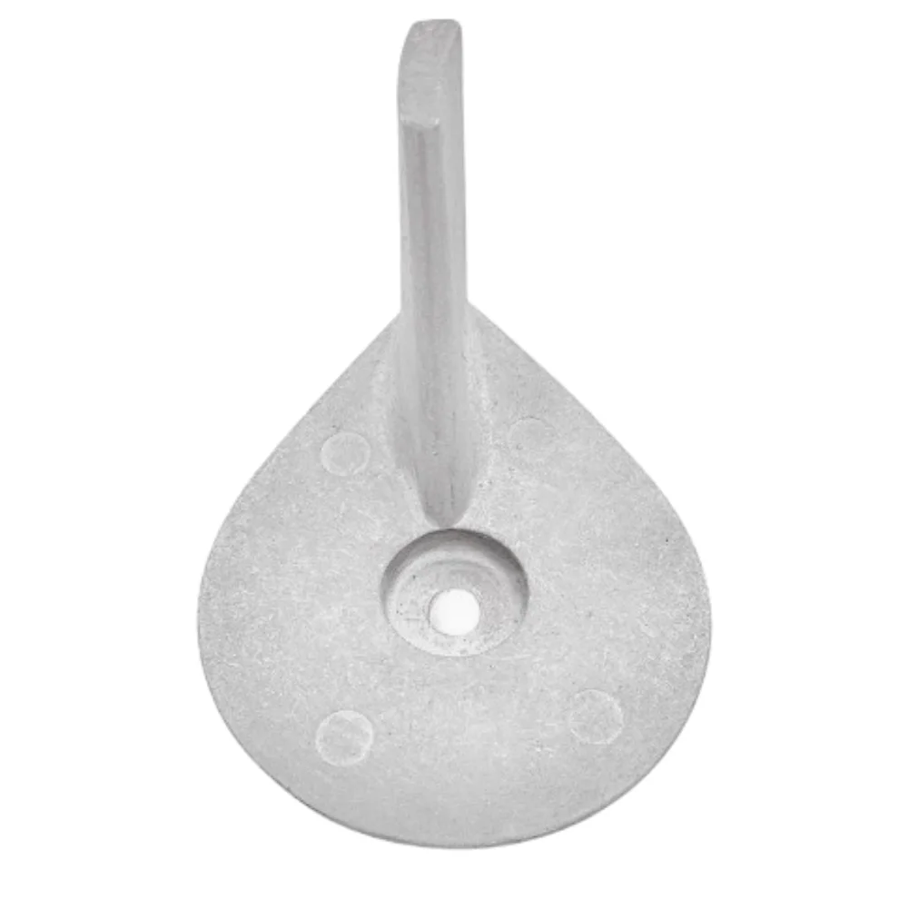 822157T2 Zinc Alloy Trim Tab Anode for Mercury Marine Outboard Lower Units Including For Force and 25HP to 50HP