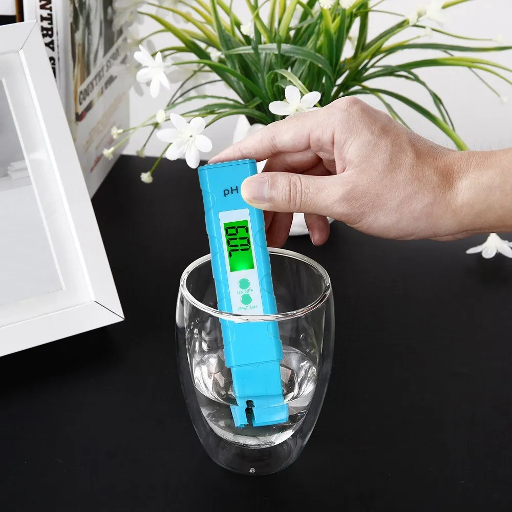 Digital Liquid Crystal Ph meter ph temperature test pen portable automatic temperature compensation high-precision aquarium wate