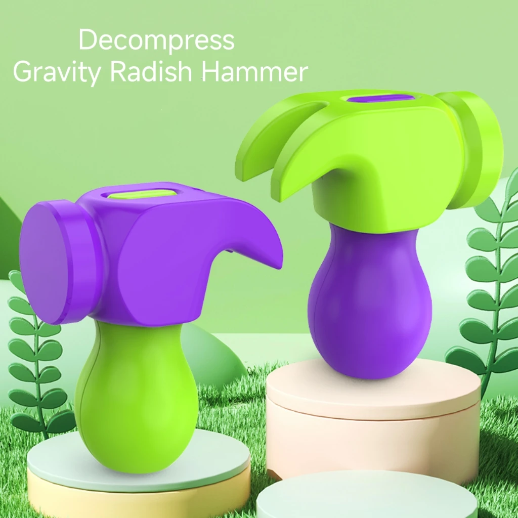 Gravity Rabbit Decompression ravanello Hammer Toy Mini modello di rilassamento portatile per bambini