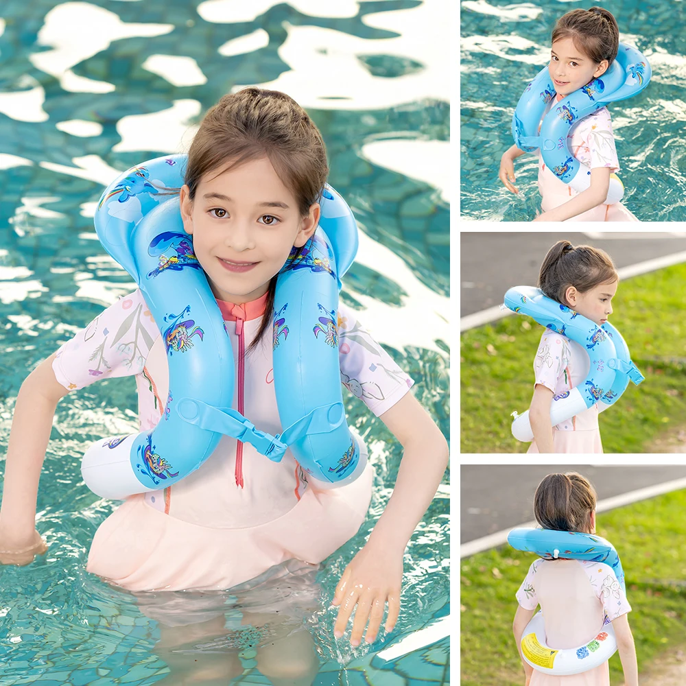 Baby Swimming Ring Child Swim Ring Vest Inflatable Swimming Circle Swim Pool Float Water Play Tube Pool Party Toy