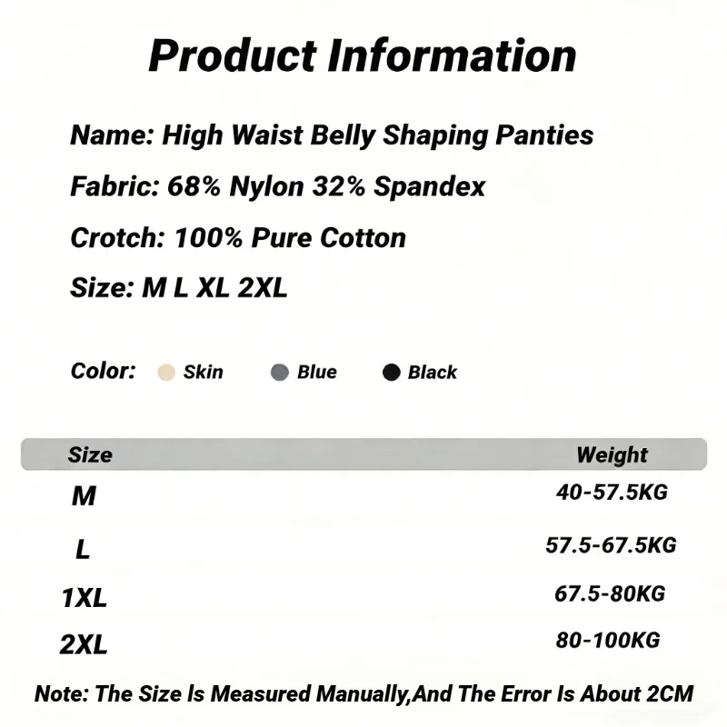 High Waist Shaping Panties Slimming Tummy Control Butt Lifting Slim Shorts, Women\'S Underwear & Shapewear High Flat Belly Pant