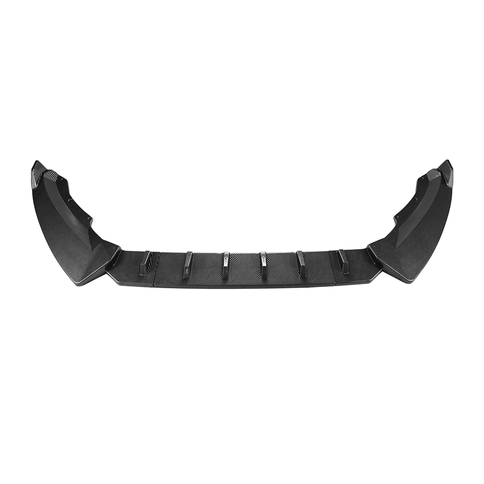 Gloss Black/Carbon Fiber Look Front Lip Bumper Spoiler For Skoda Superb B8.5 2019 2020 2021 2022 Lower Splitter Blade Protector