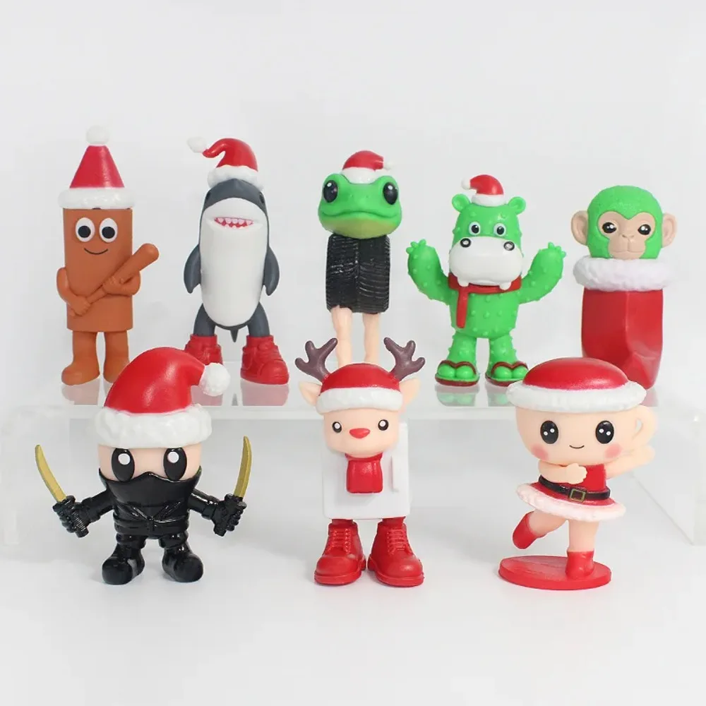 New Christmas GIFT 12 Shanhaijing Blind Bag Decoration Ornaments Gifts Christmas Q-version Shanhaijing Blind Box Figurine Series