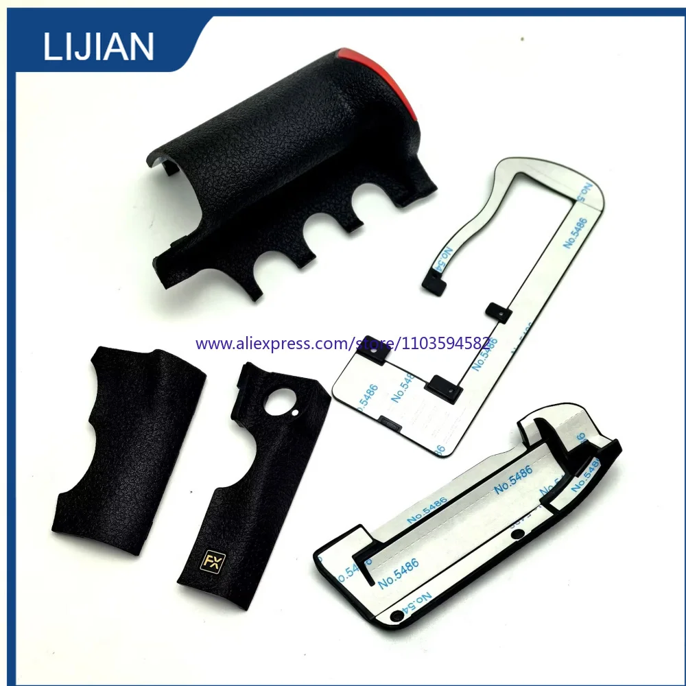 

5pcs Original New Body Rubber For Nikon D5 D6 Grip Bottom Front Side Rubber Card Door Cover Skin + tape Replace repair part