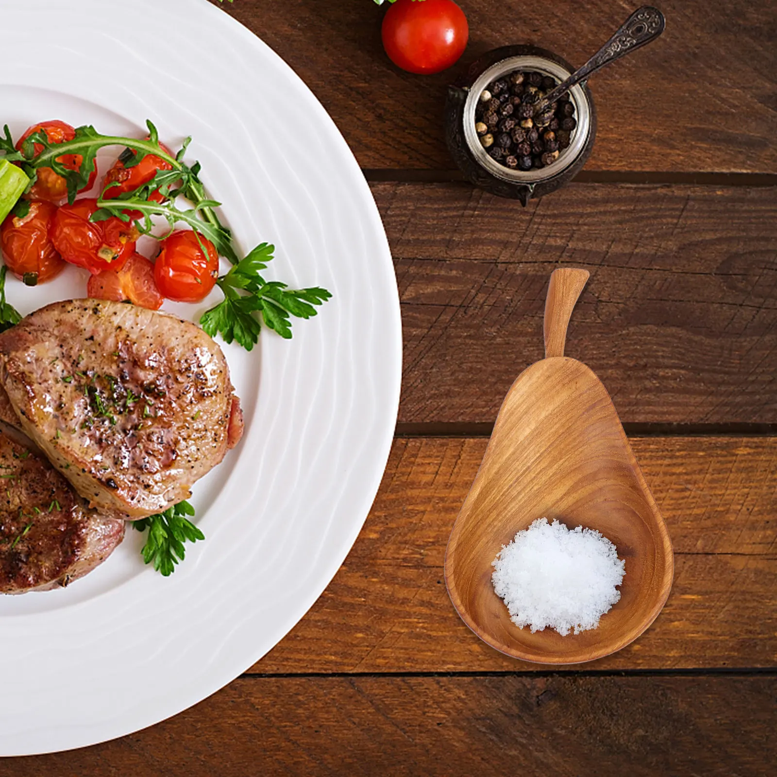 

Деревянная тарелка для соуса, многоцелевая для масла, уксуса, специй, закусок, закусок, мисок для приправ, блюда для соуса