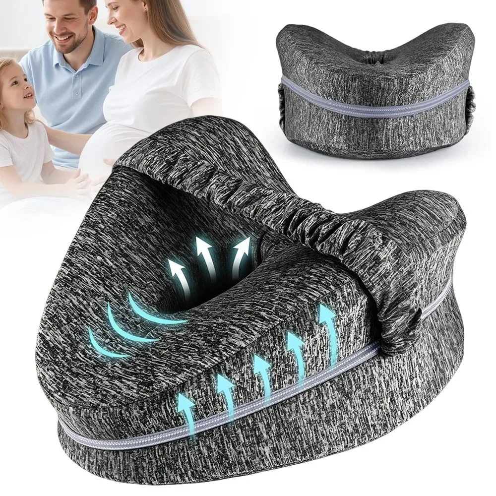 1 sztuka – poduszka pod nogi w kształcie serca, wykonana z pianki z pamięcią kształtu, ergonomiczny design, nadaje się do użytku w każdej porze roku, idealna do łóżka, sofy lub w podróży.