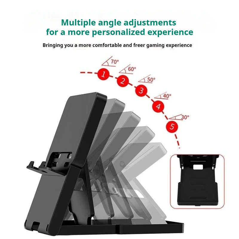 1PC Adjustable Game Console Stand For Nintendo Switch 2 Bracket Foldable Mobile Phone Desktop Stand Holder Base