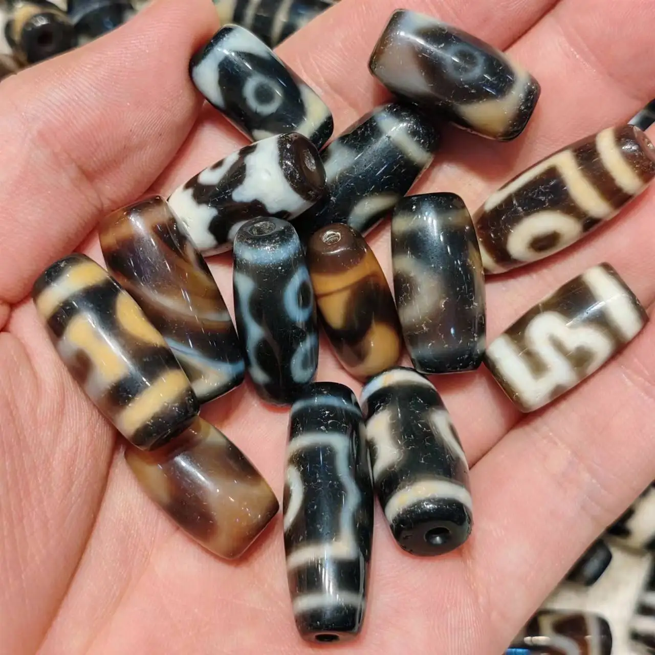 Special Offer: Taigong Infiltration Slightly Weathered Agate Beads Necklace Pendant Diy Accessories Dzi Wholesale