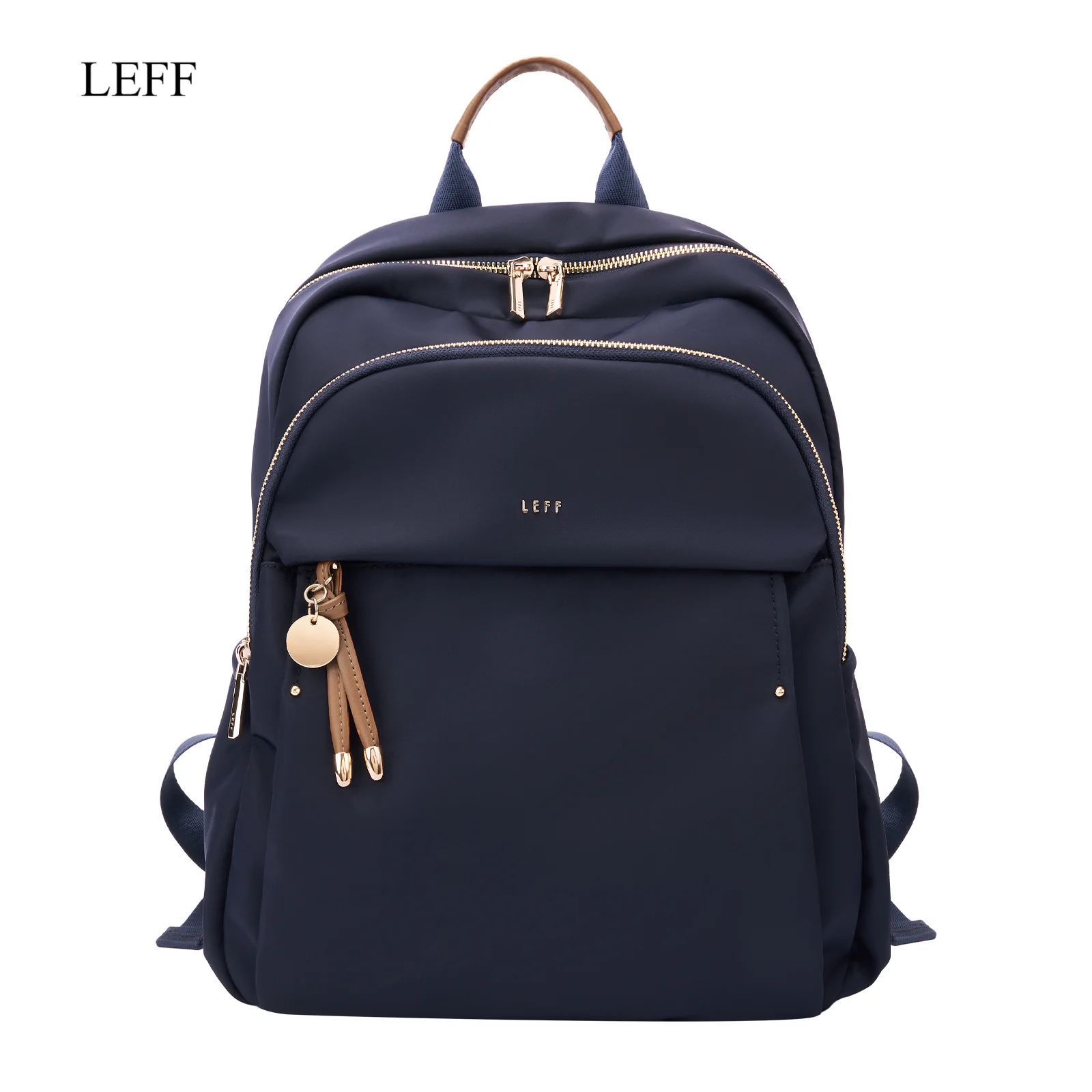 LEFF Large Women Backpack Light Backpacks Casual Commuting Laptop Backpack Outdoor Travel Waterproof Backpack Unisex Solid Color