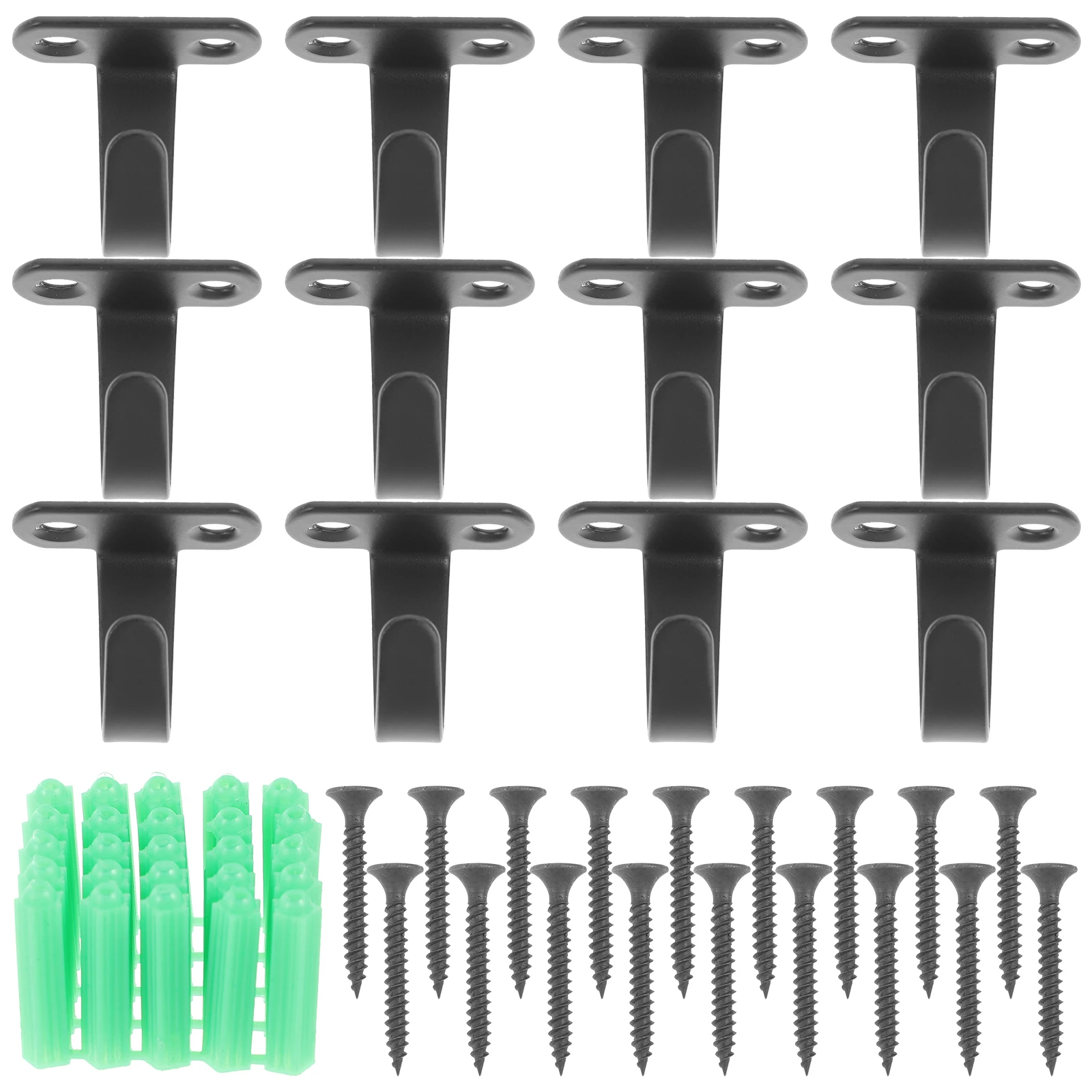 

12pcs Stainless Steel Ceiling Hooks Heavy Duty Wall Mounted Hangers For Plants Lanterns Decorations Bathrooms