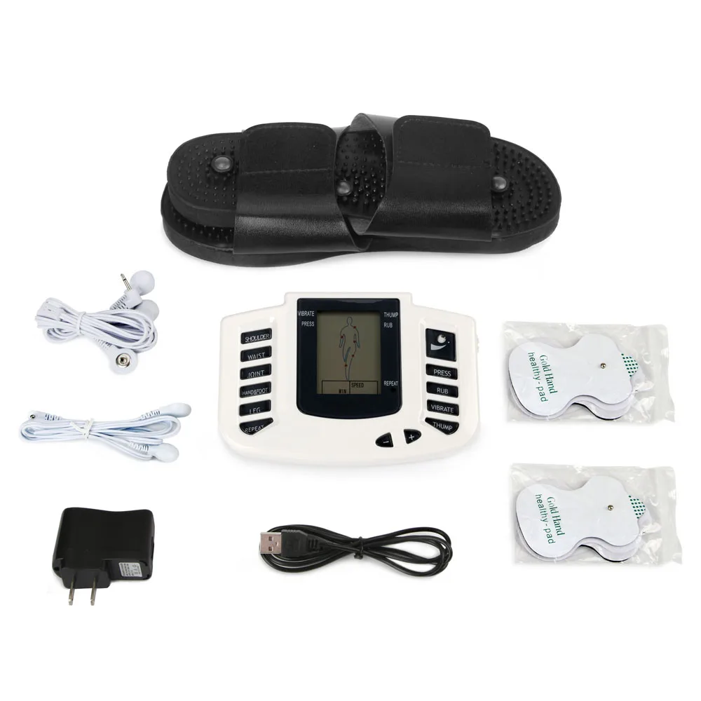 TENS Machine Electric Body Slimming Massager Electrostimulator Muscle Relax Stimulator Acupuncture Physiotherapy Digital Therapy