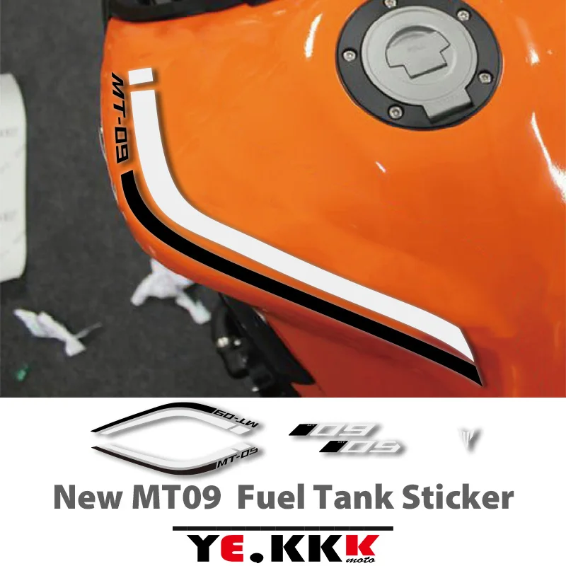 

For YAMAHA MT09 New MT09 MT-09 Fuel Tank Sticker Decal Foil Pull Flower High Quality Cut Sticker Waterproof