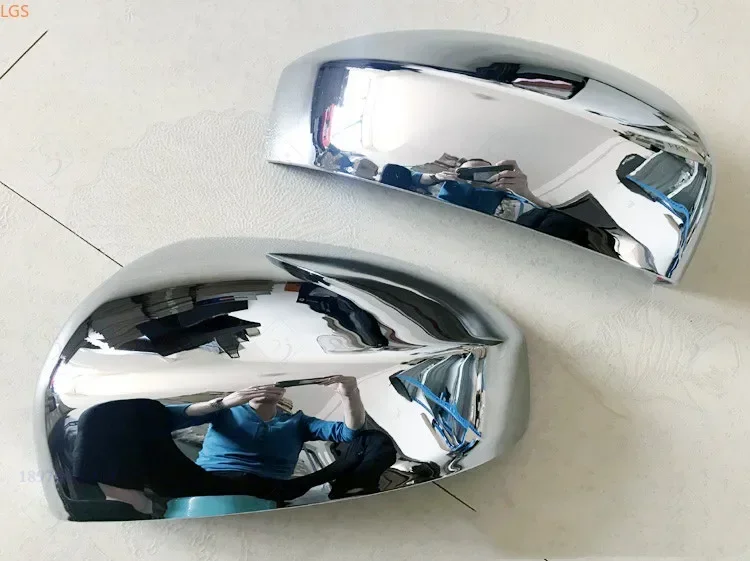 For Nissan Tiida 2011-2019 High-quality ABS Chrome Rearview mirror cover Anti-Rub protection Decoration Car styling